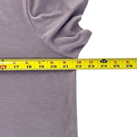 Lucky Brand Womens XL Rose Graphic Scoop Neck T-Shirt Purple Boho FLAWS - Picture 10 of 11